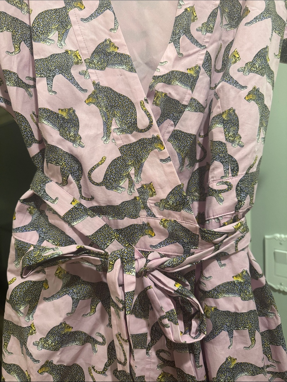 J. Crew Ratti Cheetah-print Wrap Dress - Picture 5 of 8